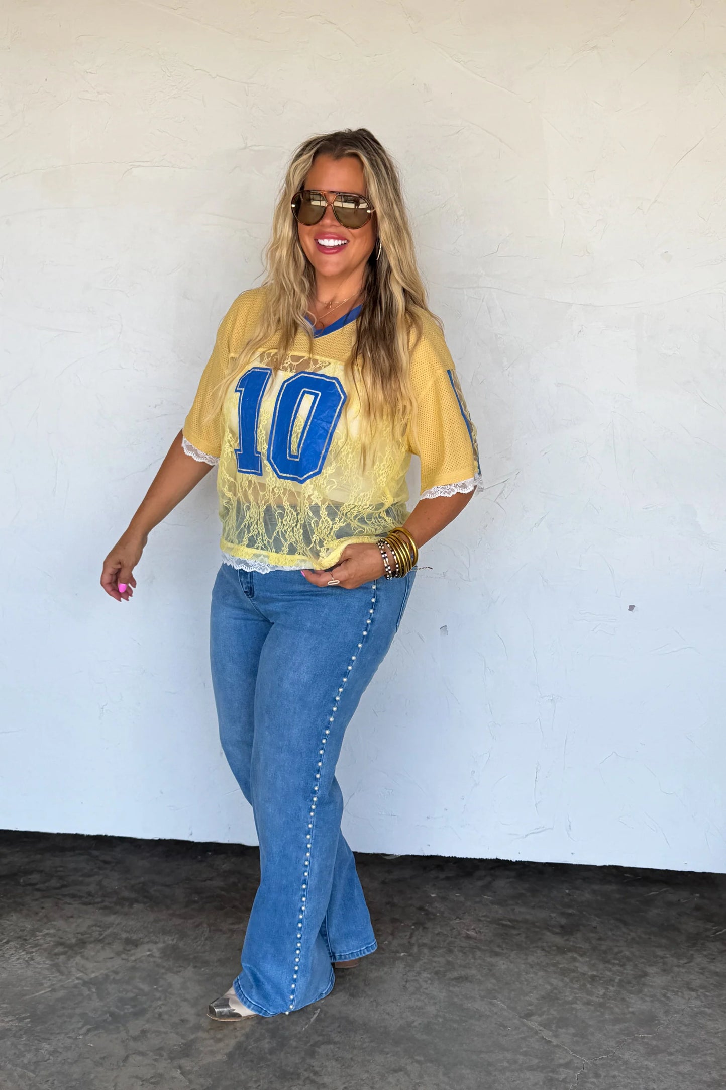 PREORDER- UPTOWN PEARL DENIM JEAN