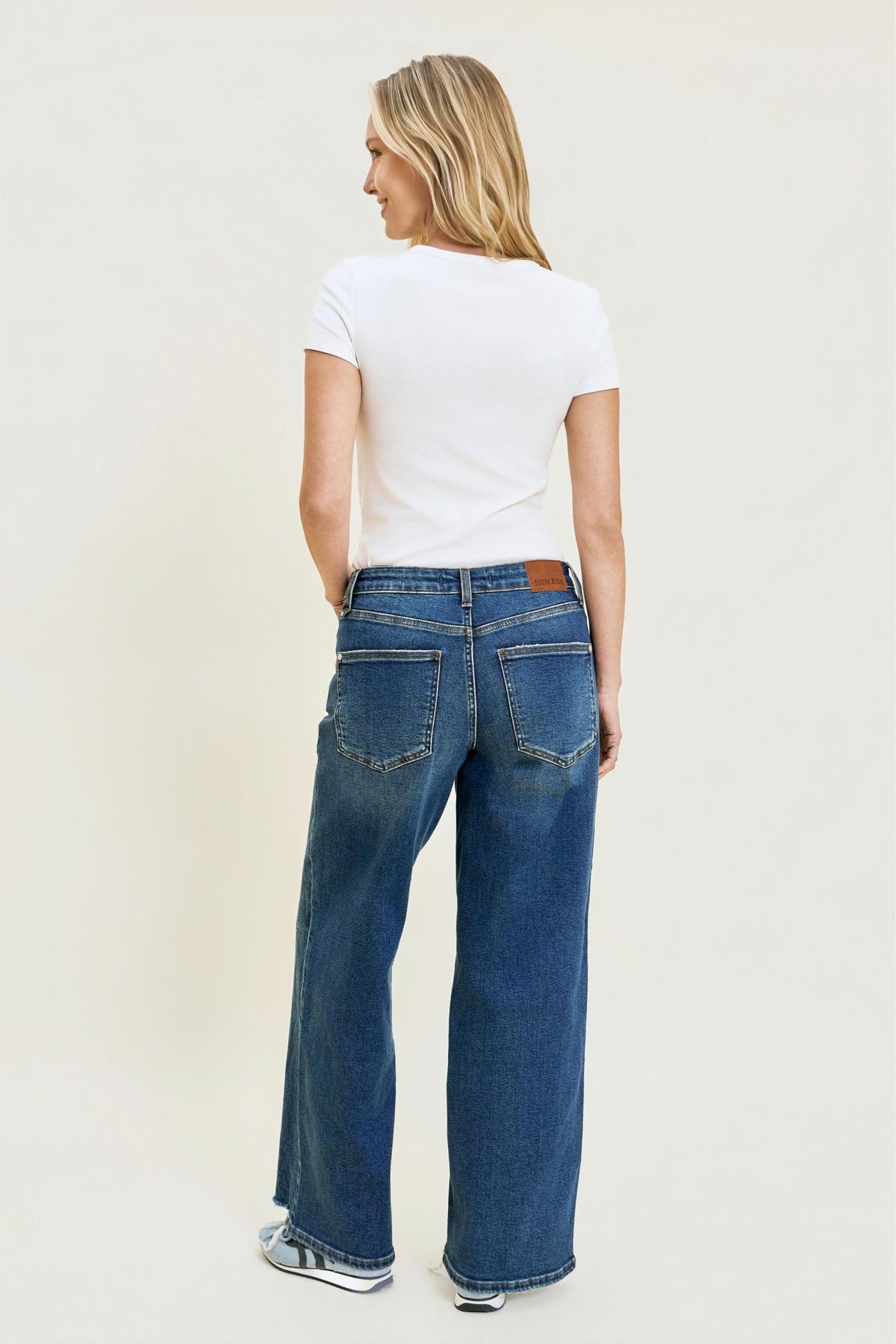 Kaiya Low Rise Wilhelmina Rigid Magic Baggy Jean with Bandana Loop