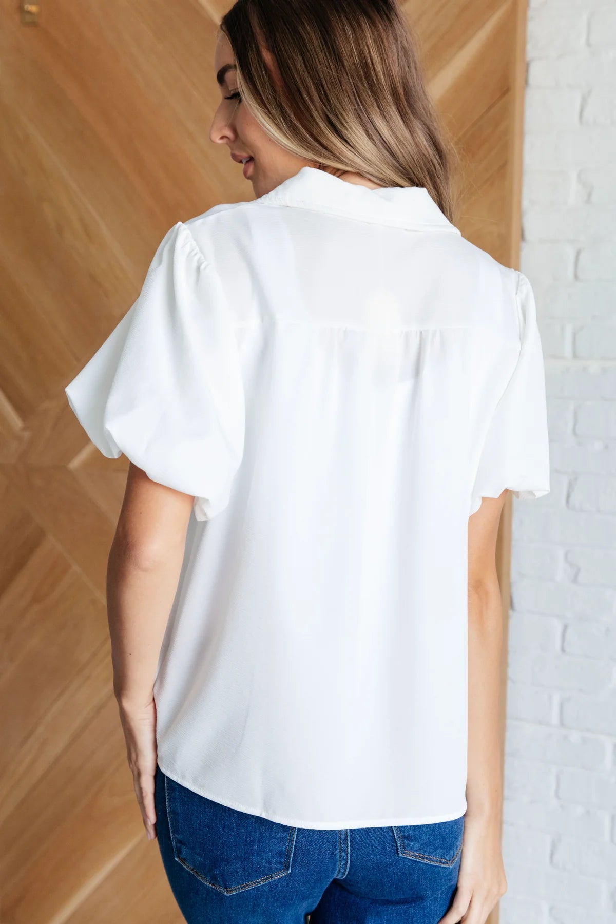 Sixth Sense Balloon Sleeve Blouse