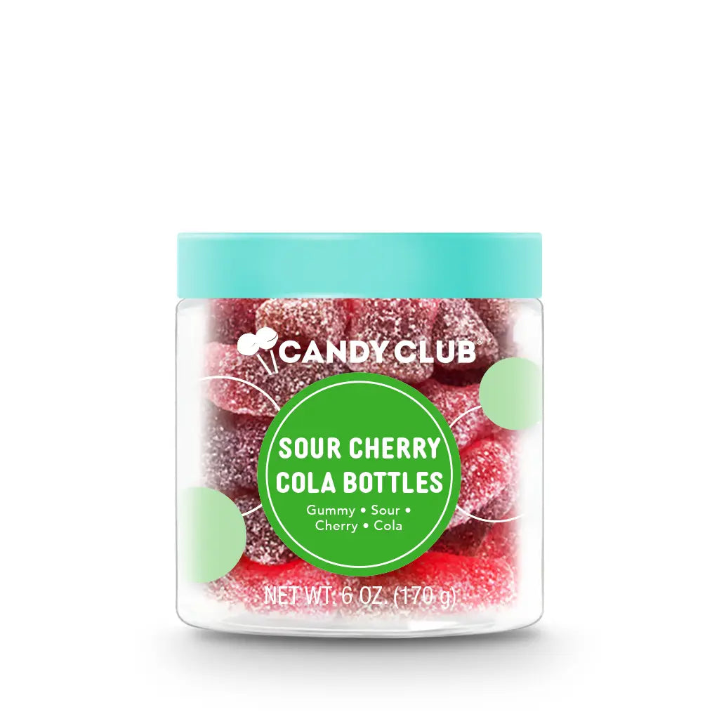 Candy Club Sour Cherry Cola Bottle Gummies