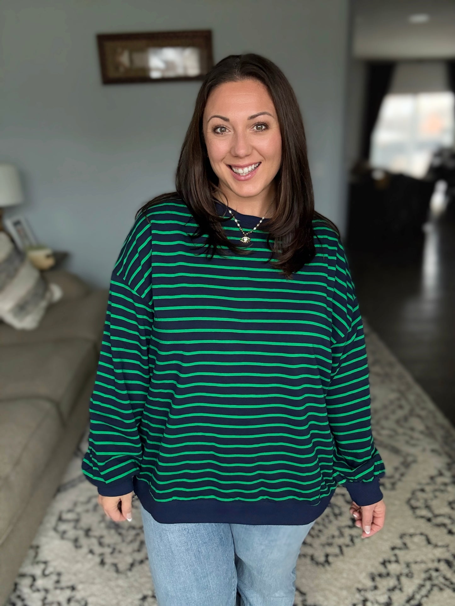 Preorder: Lovelet Easy Going Striped Pullover
