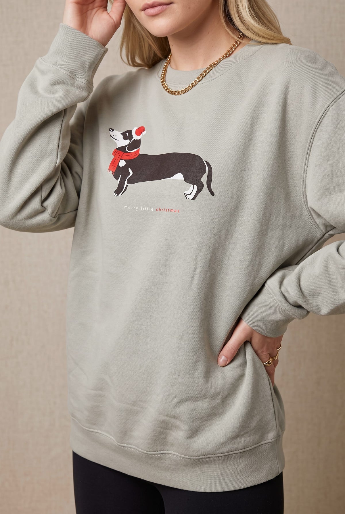 PREORDER  Merry Little Weenie Dog Sweatshirt