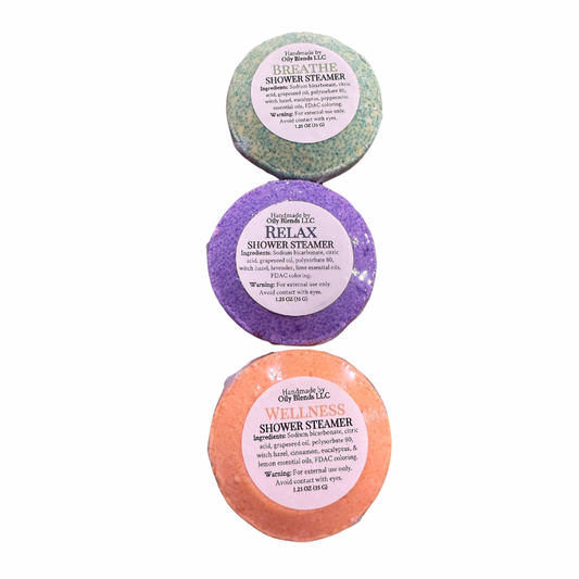 Oily Blends Shower Steamers | Best Sellers Trio