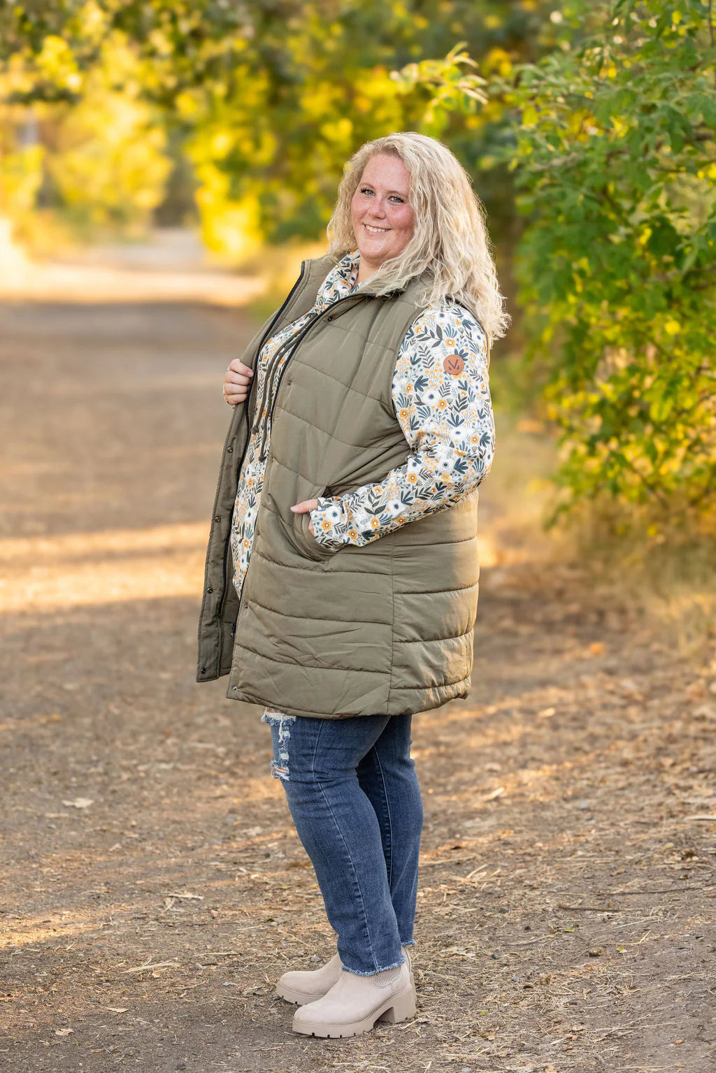 Michelle Mae Harlow Long Vests in Multiple Colors
