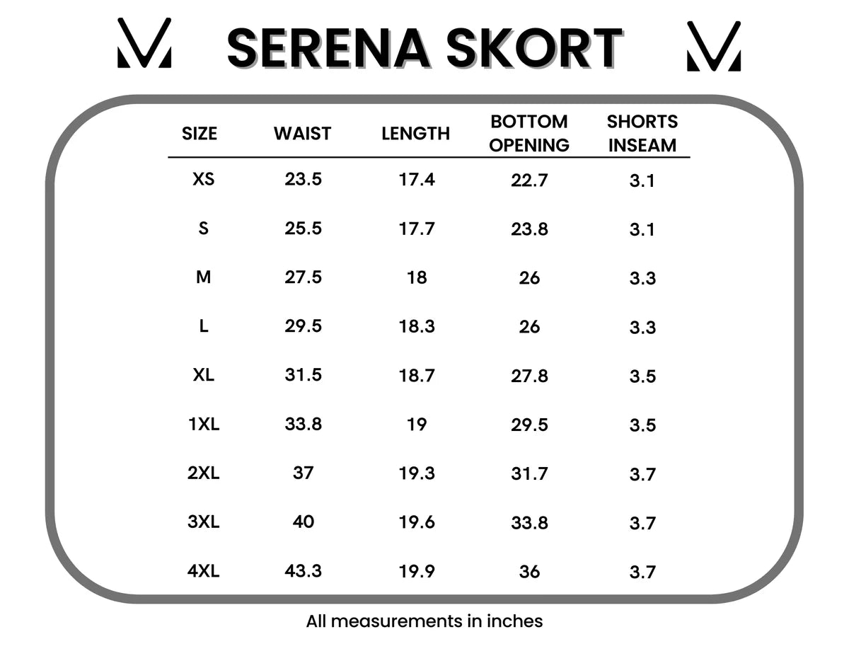 Michelle Mae Serena Luxe Skort -Sea Salt