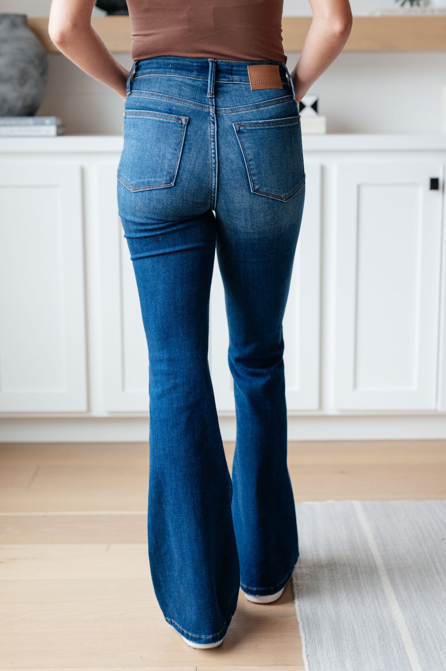 Judy Blue Classic High Rise Flare Jeans (Long Inseam)