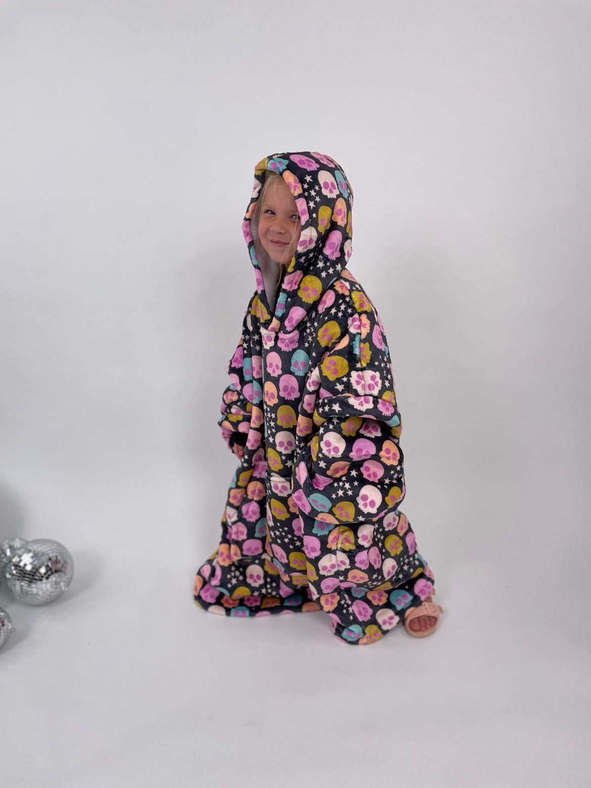 Youth Size Custom Blanket Hoodies (multiple prints)