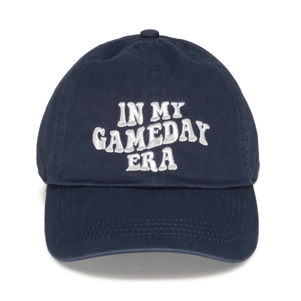 Embroidered “Game Day Era” Hat in Black