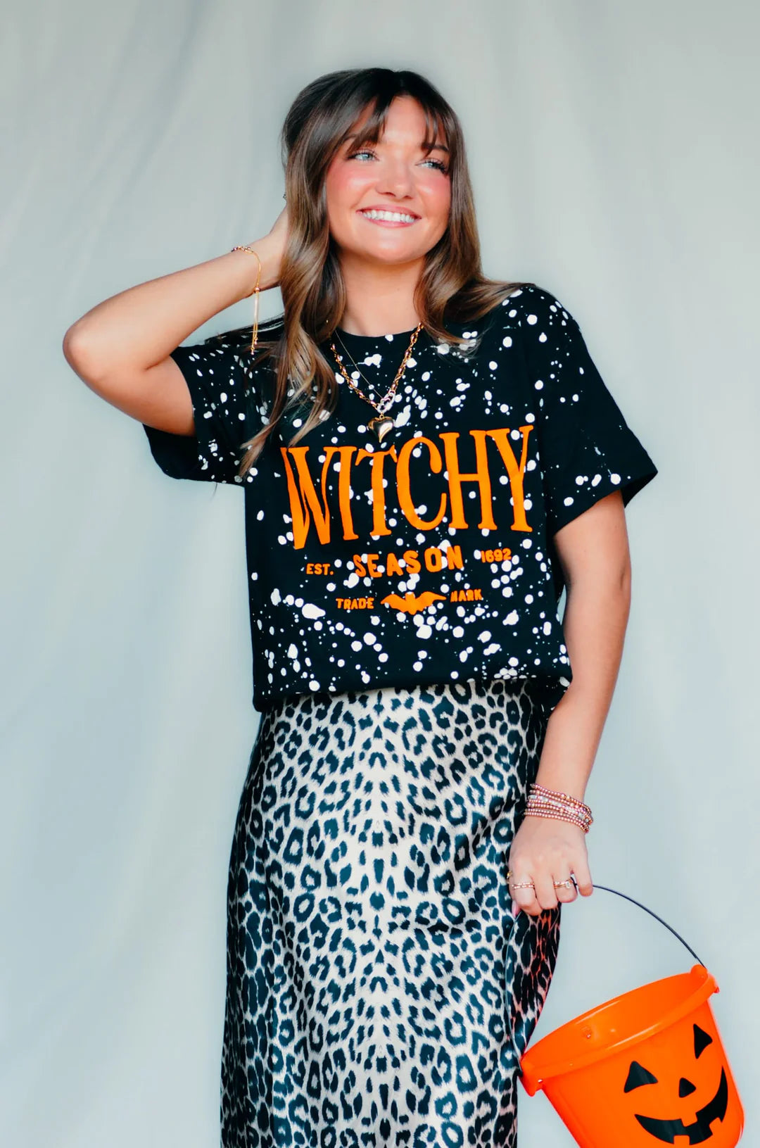 PREORDER: WITCHY SEASON SPOTTED BLACK TEE
