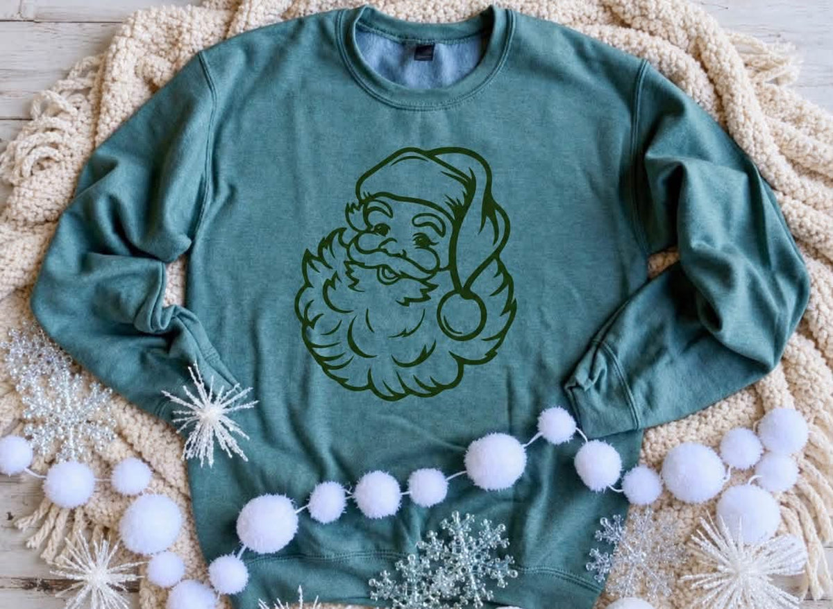 PREORDER: Santa in Emerald Graphic