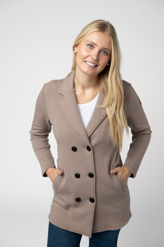 Michelle Mae Scarlett Sweater Jacket - Mocha