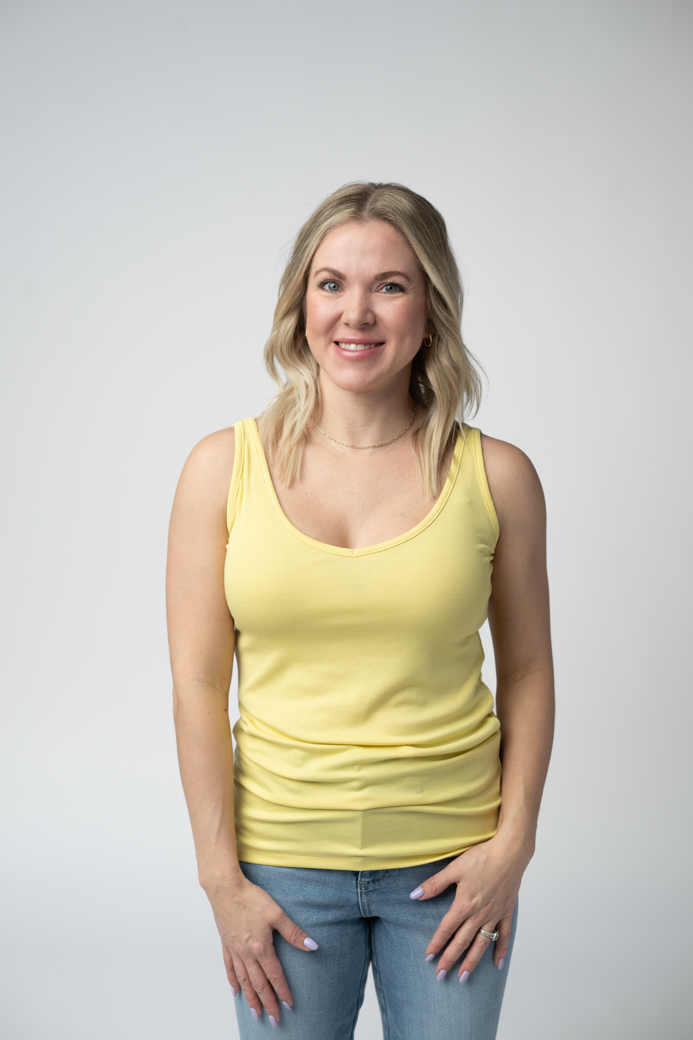 Michelle Mae Kennedy Tank - Lemon