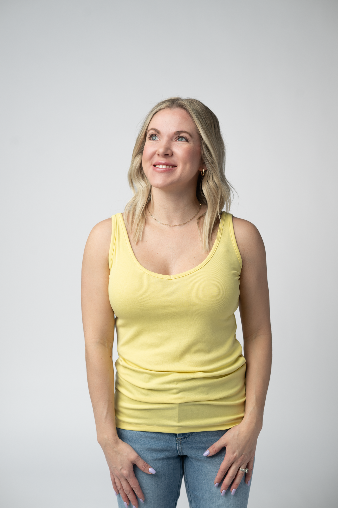 Michelle Mae Kennedy Tank - Lemon