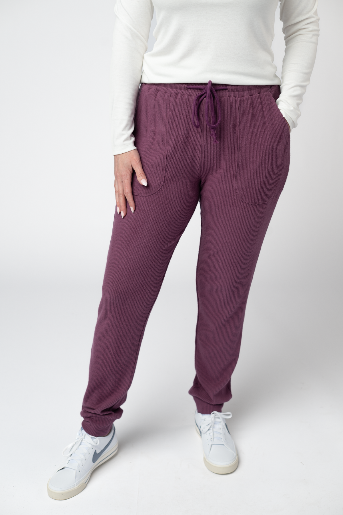 Michelle Mae Corrine Joggers - Plum