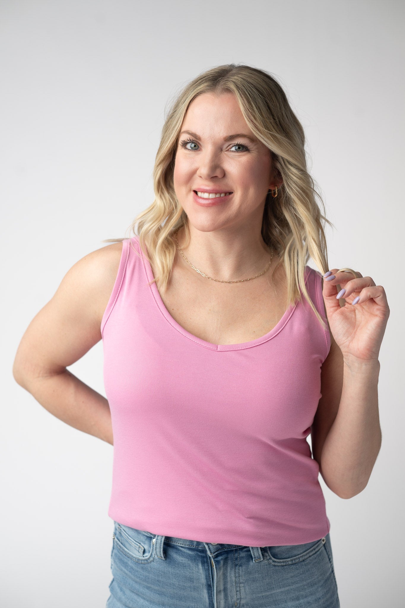 Michelle Mae Kennedy Tank - Pink