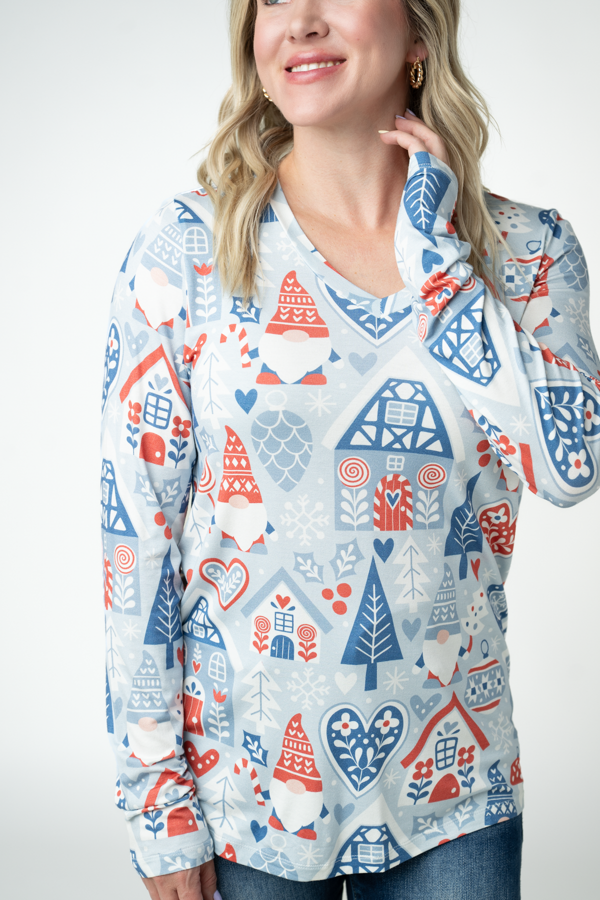 Michelle Mae Larissa Long Sleeve - Winter Gnome