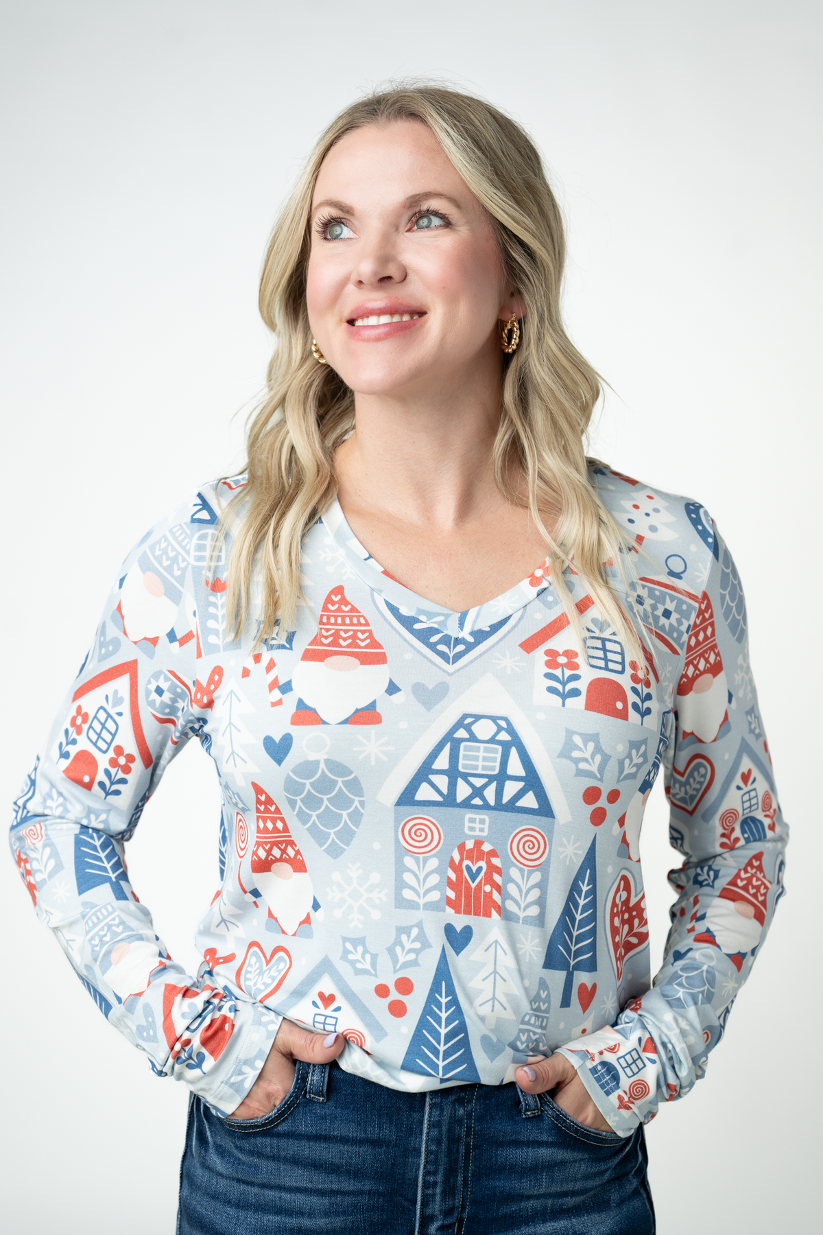 Michelle Mae Larissa Long Sleeve - Winter Gnome