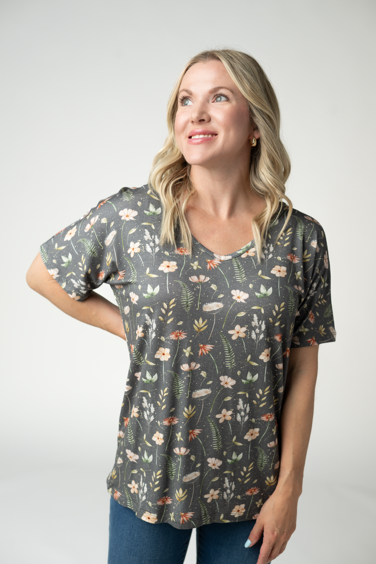 Michelle Mae Chloe Cozy Top - Wildflower Meadow