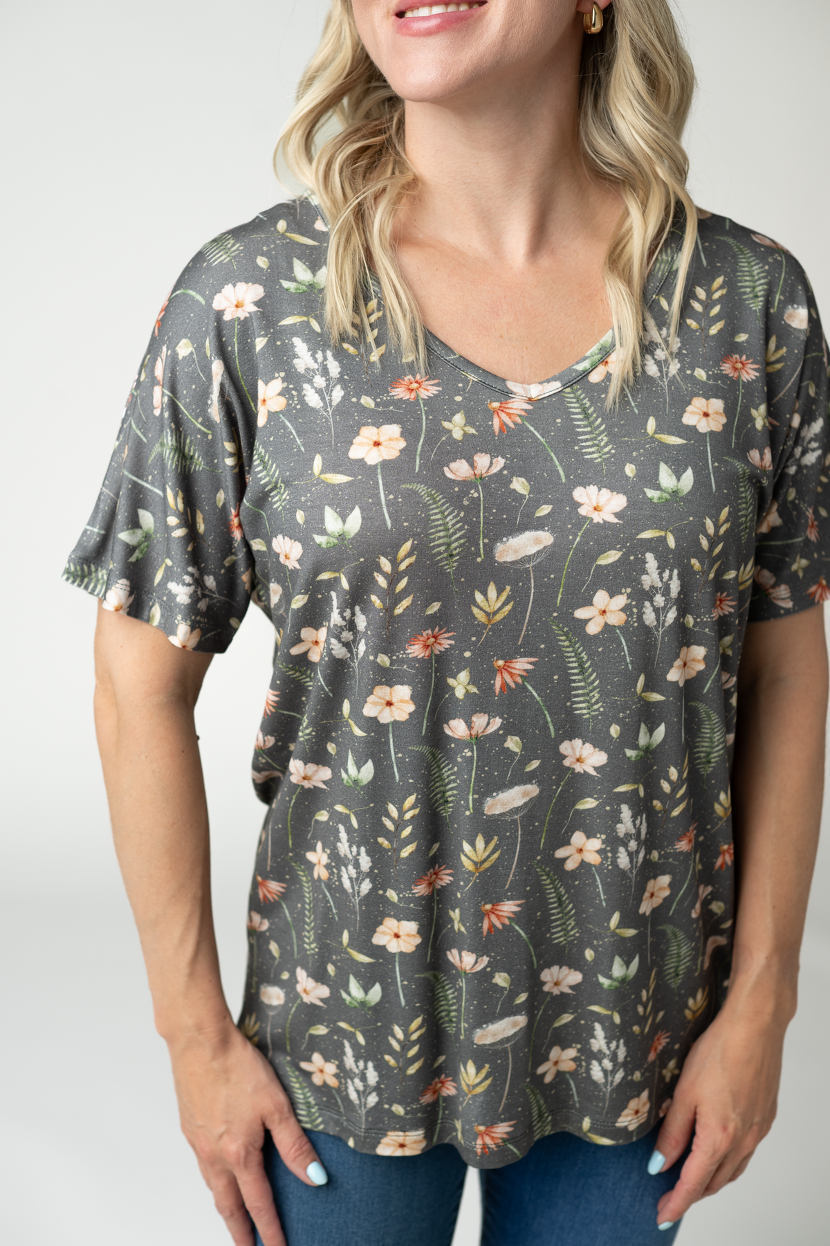Michelle Mae Chloe Cozy Top - Wildflower Meadow