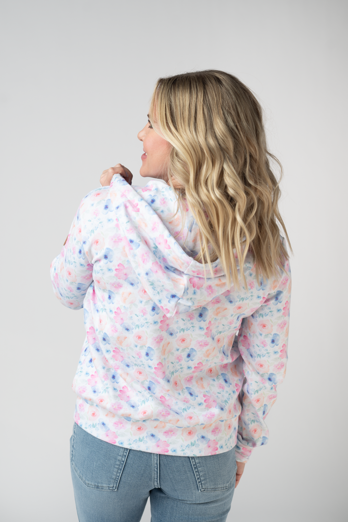 Michelle Mae Fullzip Hoodie - Petal Gardens