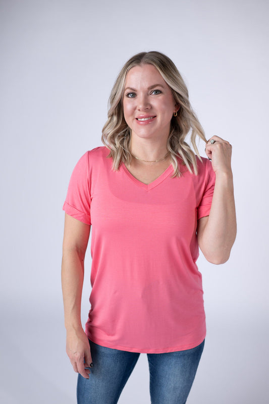 IN STOCK Sophie Tee - Sun Kissed Coral