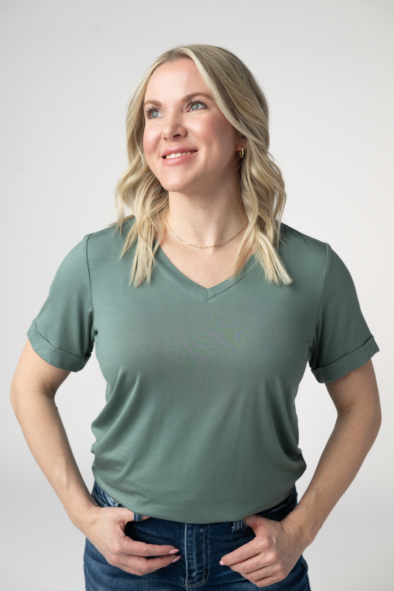 Michelle Mae Sophie Top - Dusty Jade