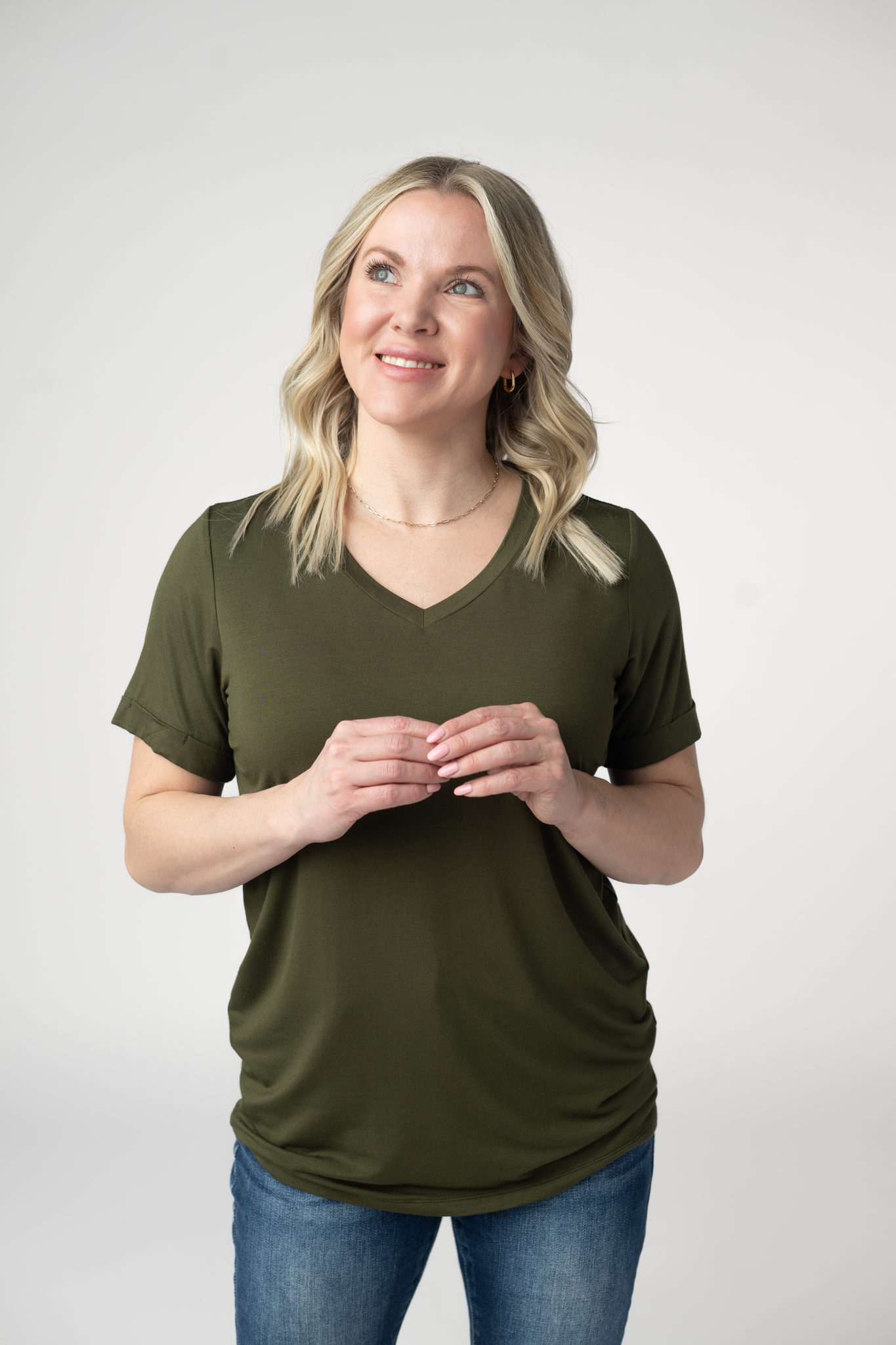 Michelle Mae Sophie Top - Dark Olive