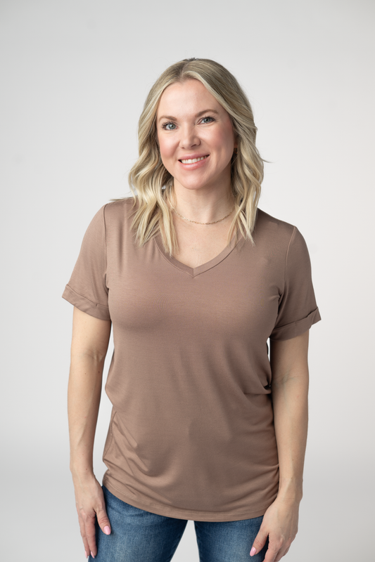 Michelle Mae Sophie Top - Mocha
