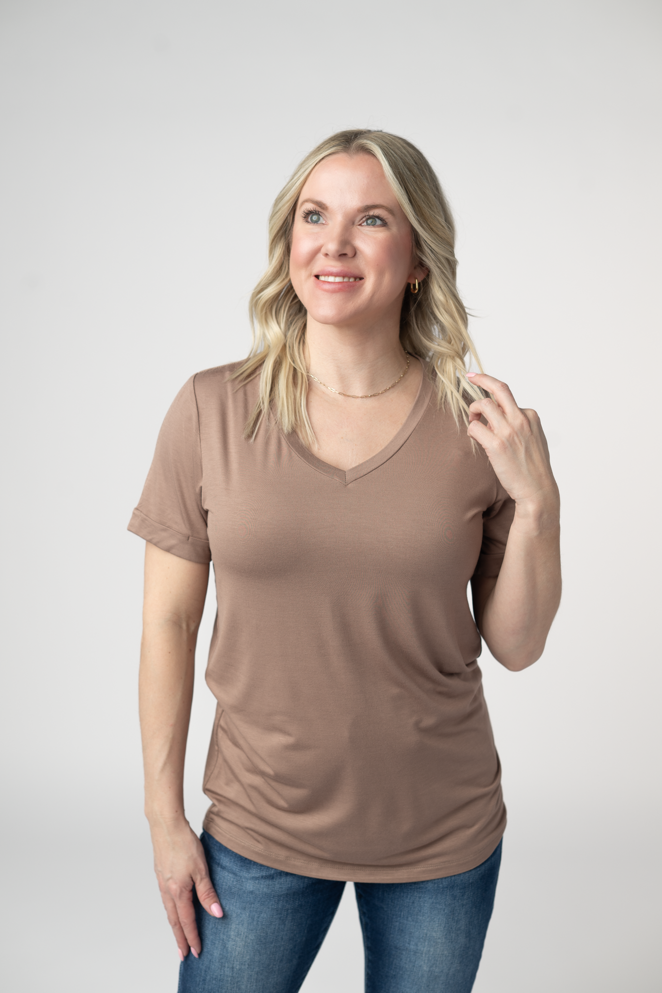 Michelle Mae Sophie Top - Mocha