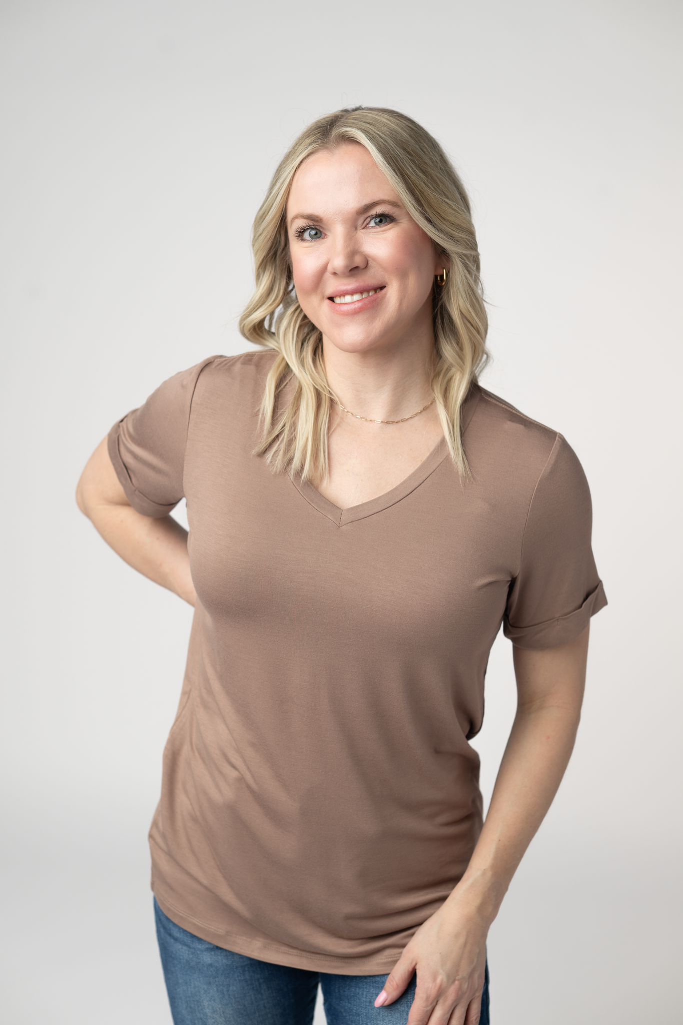 Michelle Mae Sophie Top - Mocha