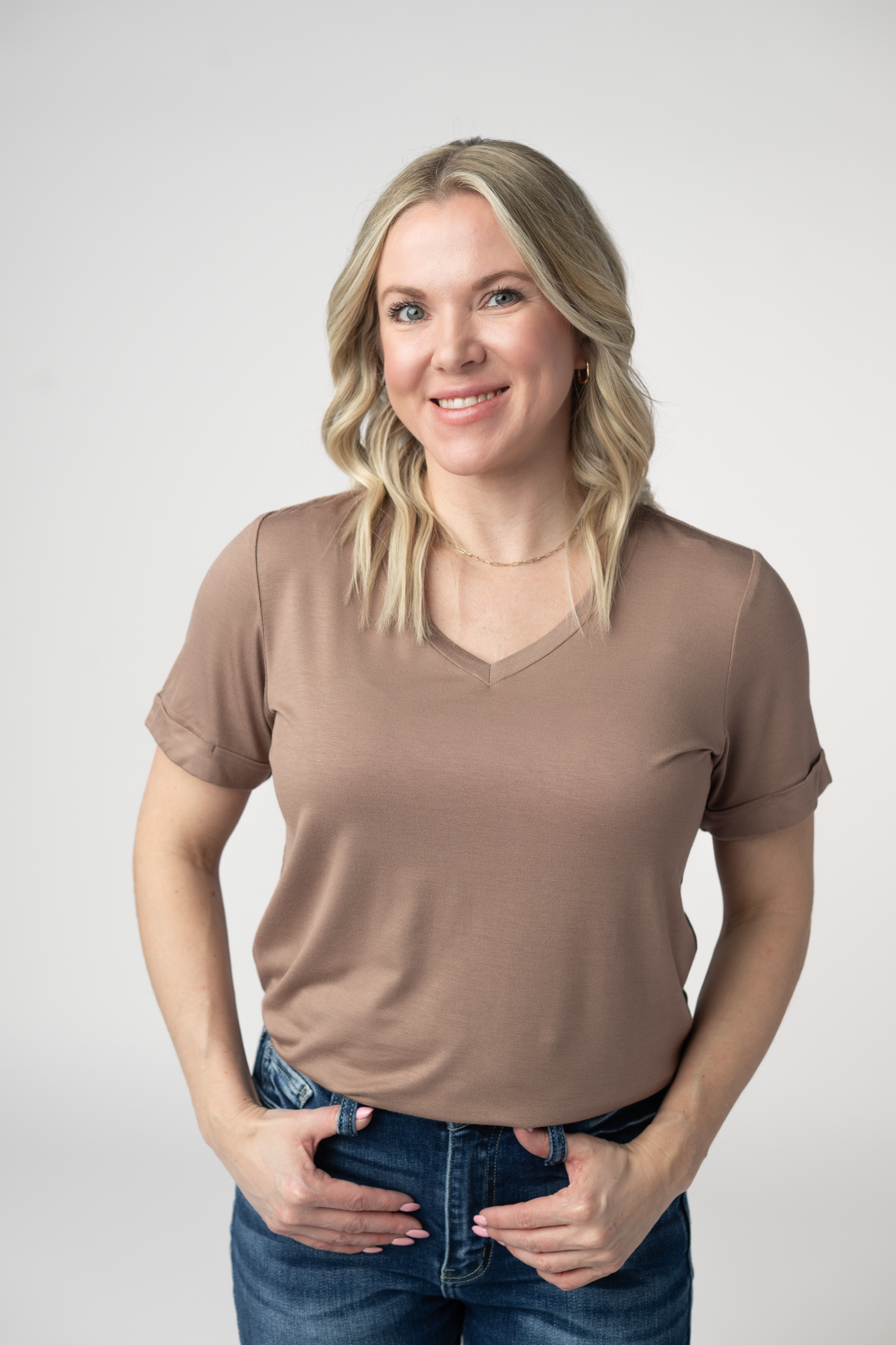 Michelle Mae Sophie Top - Mocha