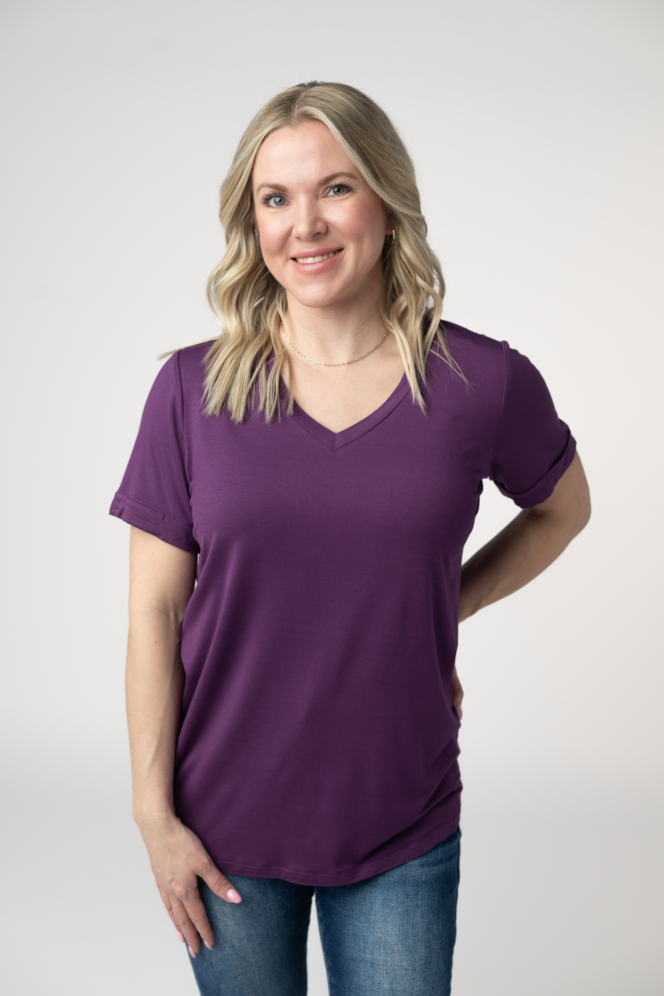 Michelle Mae Sophie Top - Purple