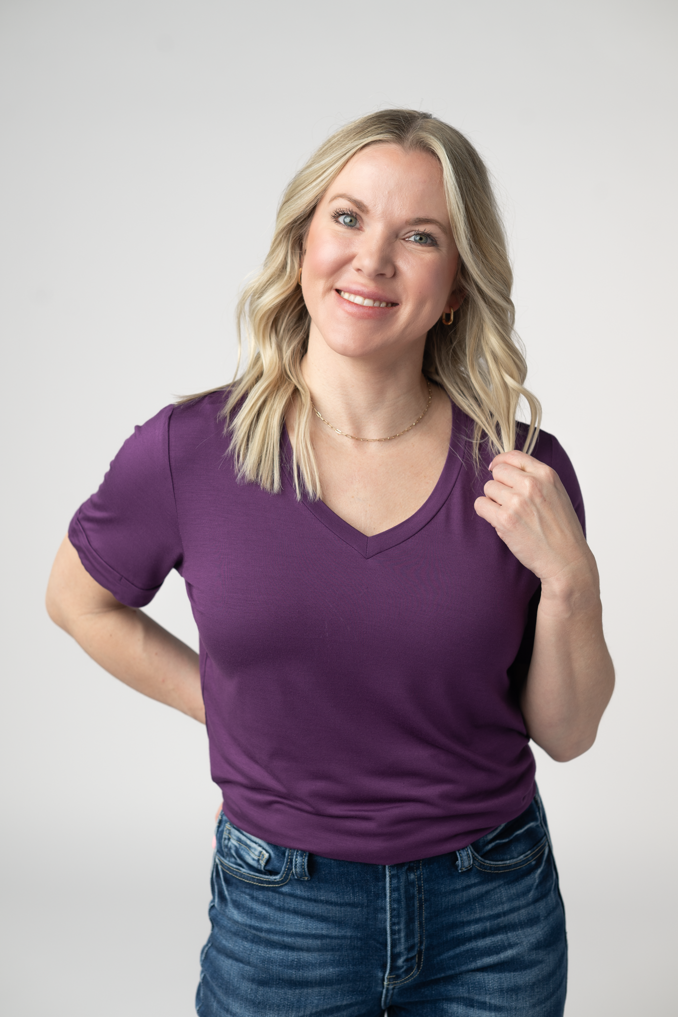 Michelle Mae Sophie Top - Purple