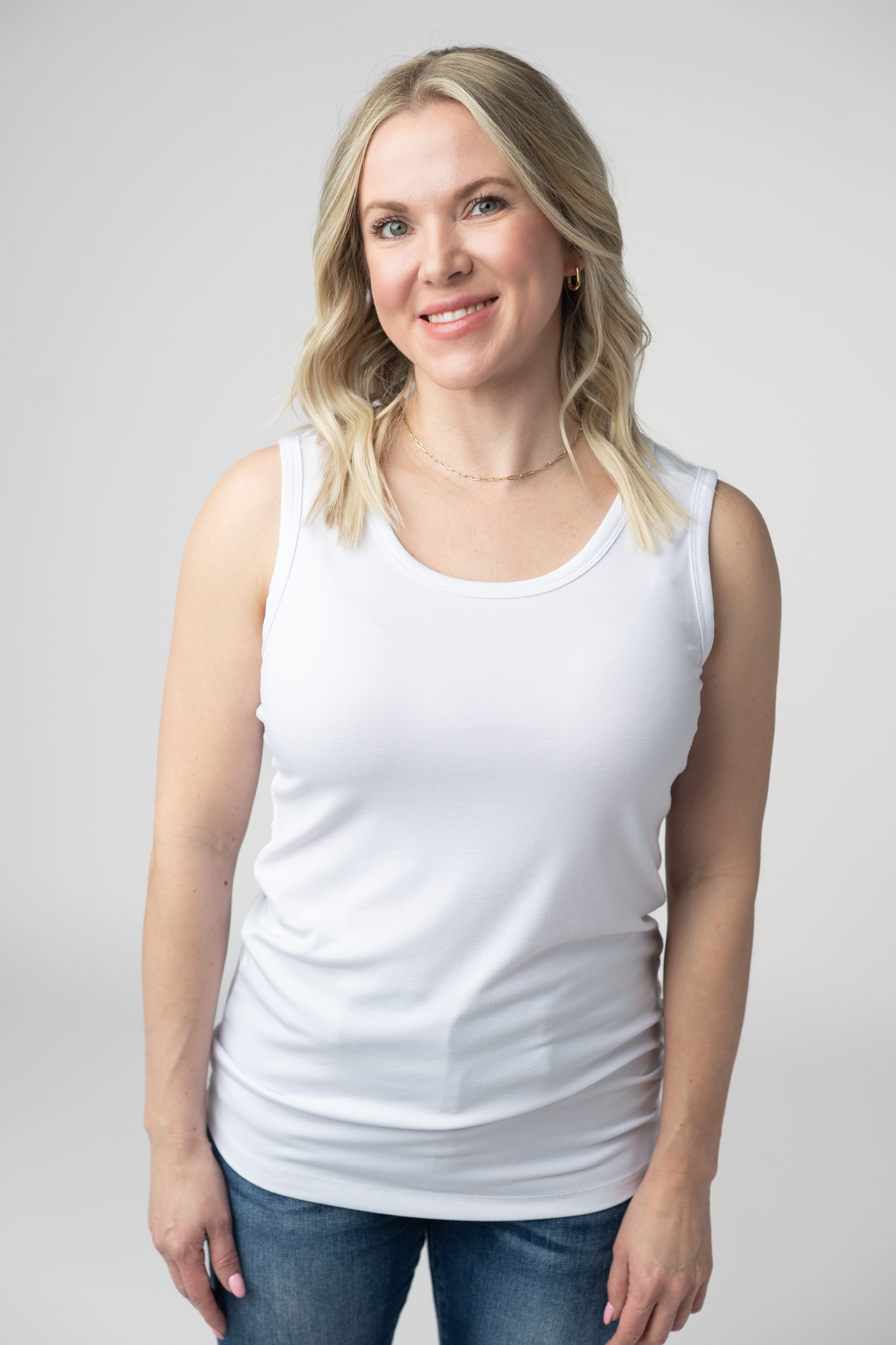 IN STOCK Ava Tank- White