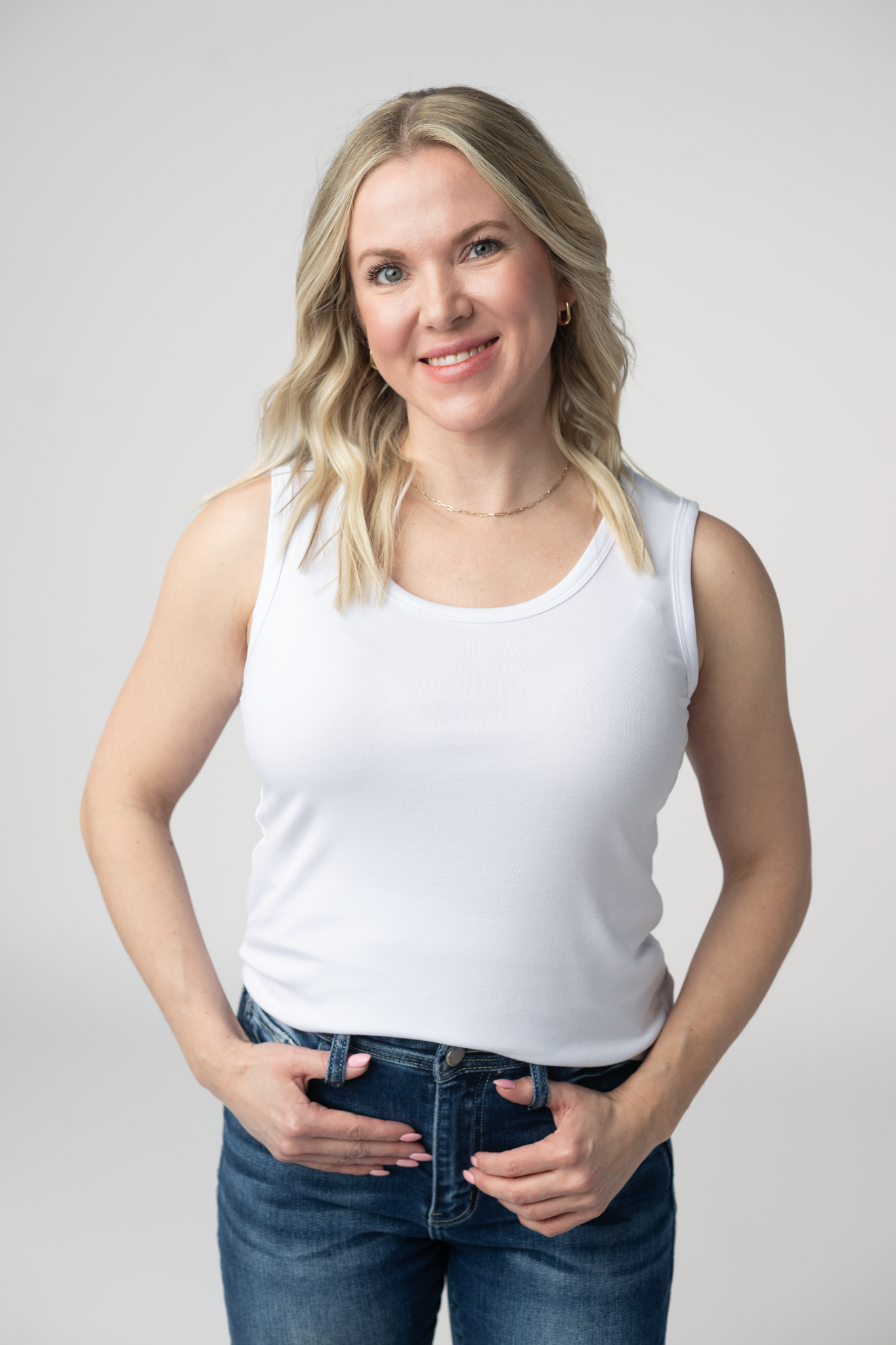 IN STOCK Ava Tank- White