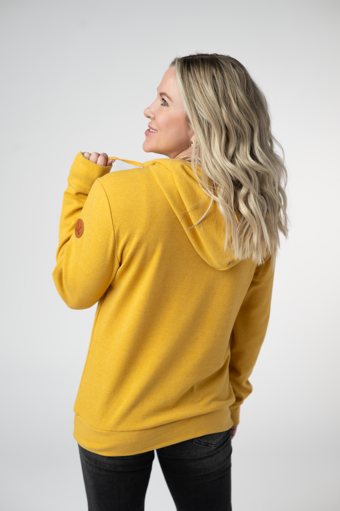 Michelle Mae  Hailey Hoodie - Mustard