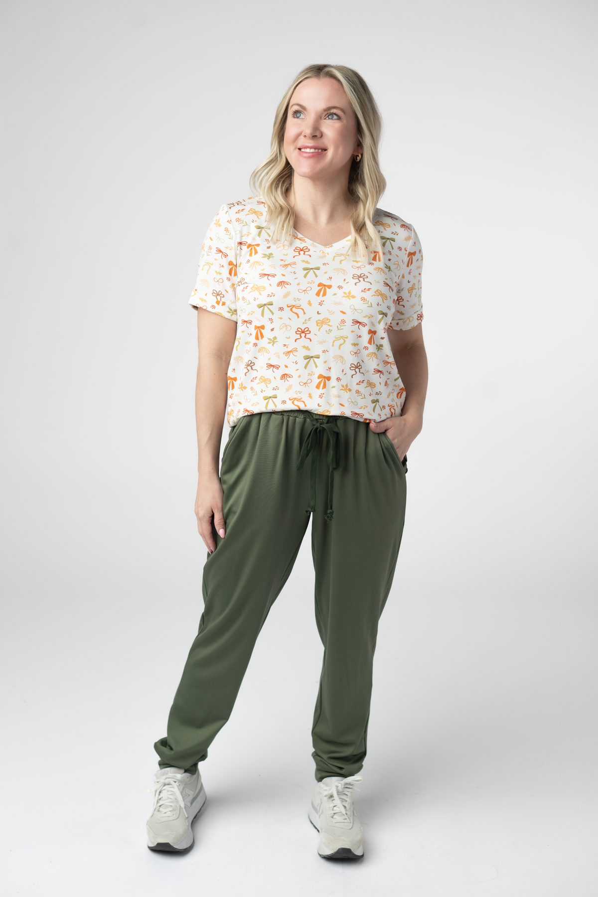 Michelle Mae Cloud Joggers - Olive