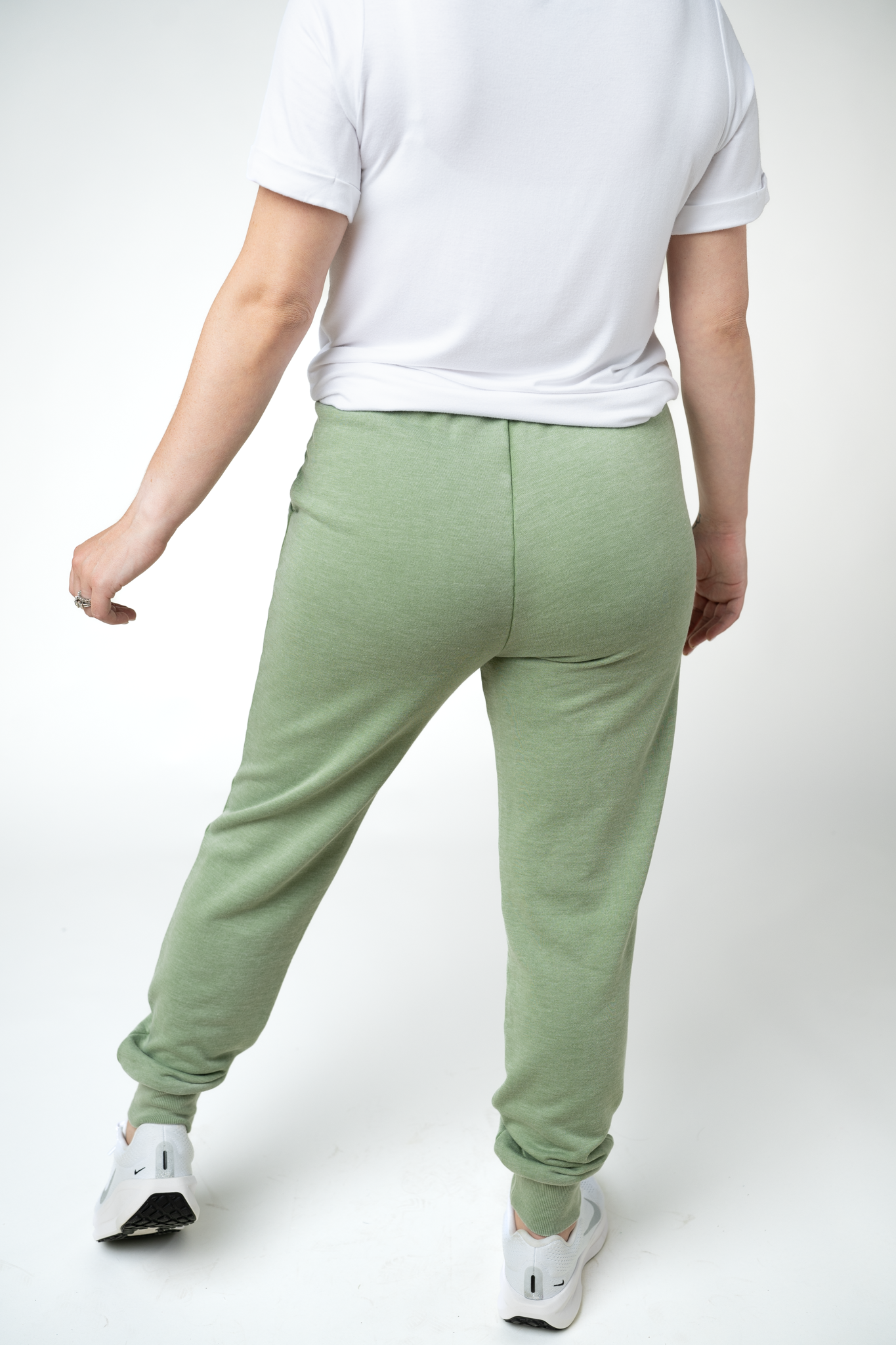 Michelle Mae Vintage Wash Joggers - Olive