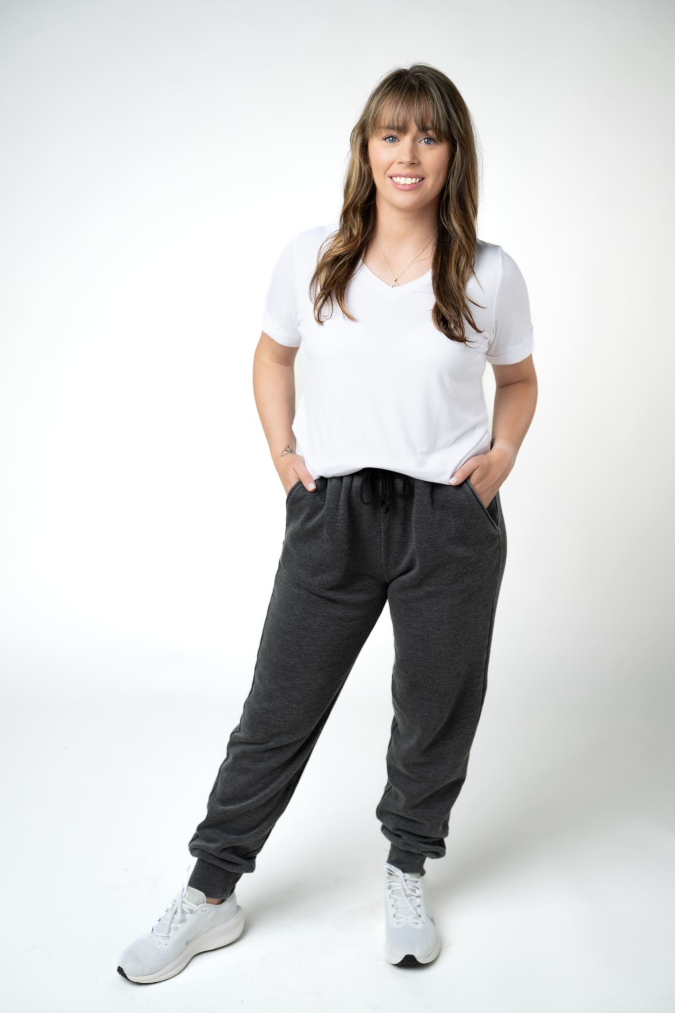 Michelle Mae Vintage Wash Joggers - Black