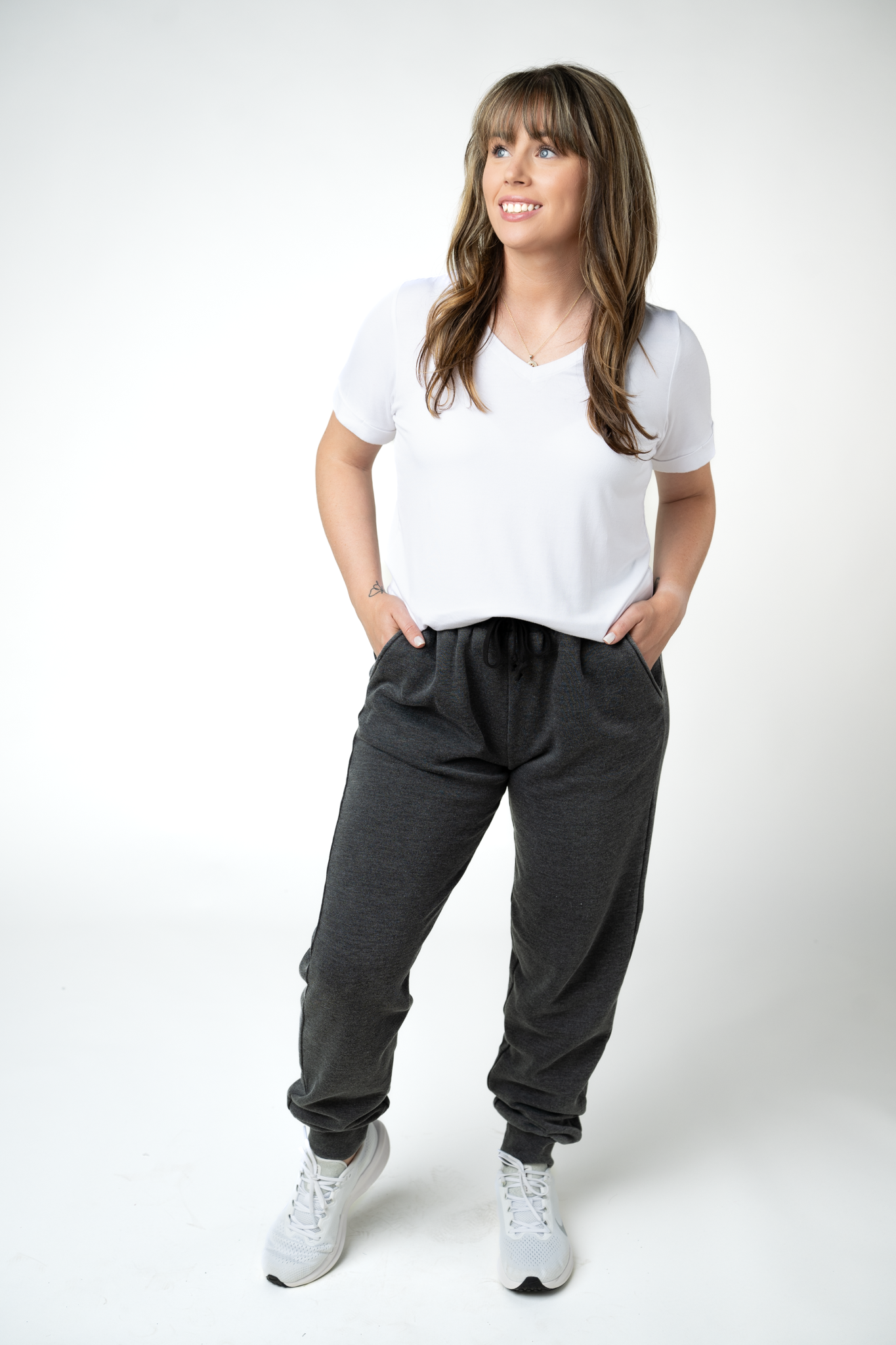Michelle Mae Vintage Wash Joggers - Black