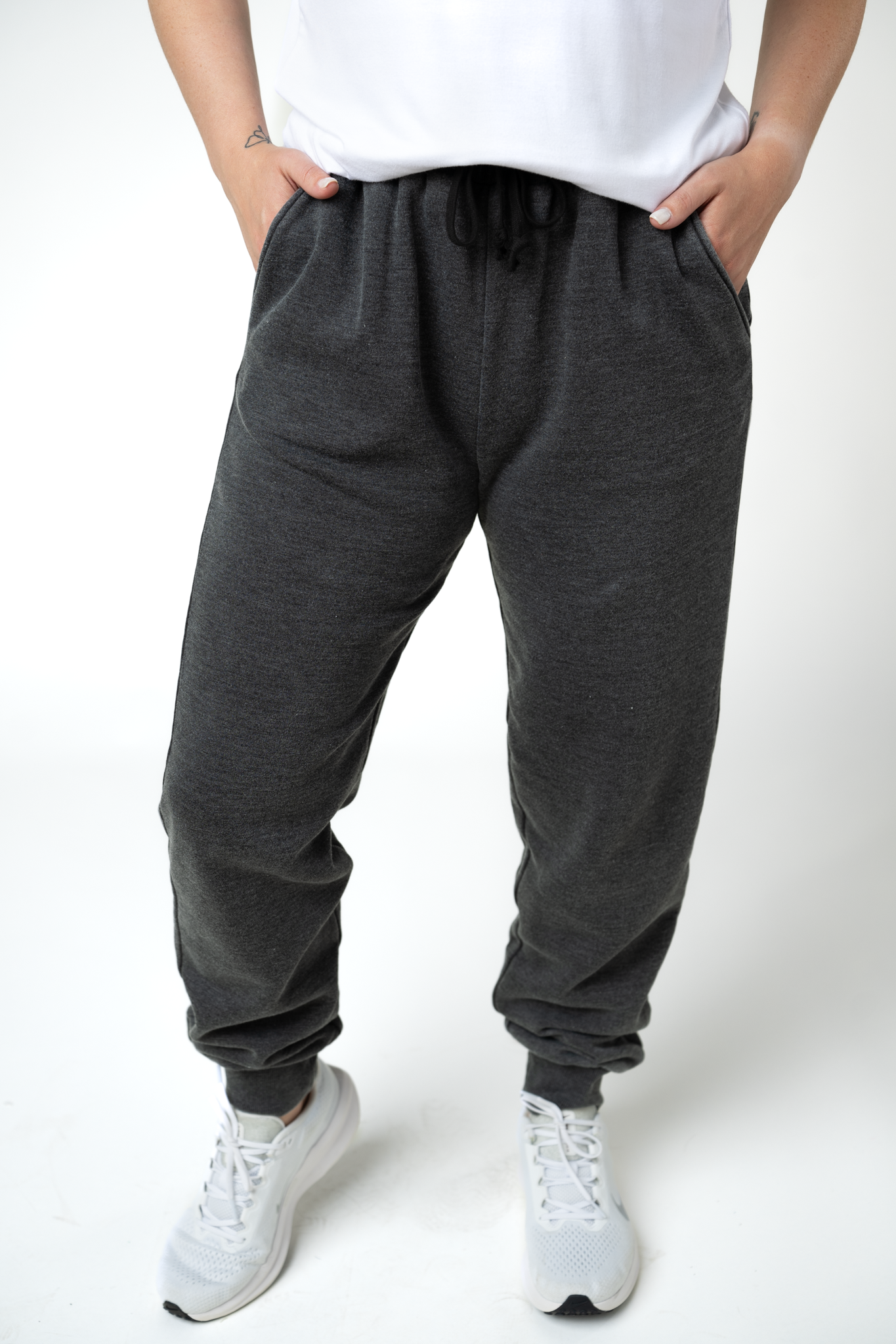 Michelle Mae Vintage Wash Joggers - Black