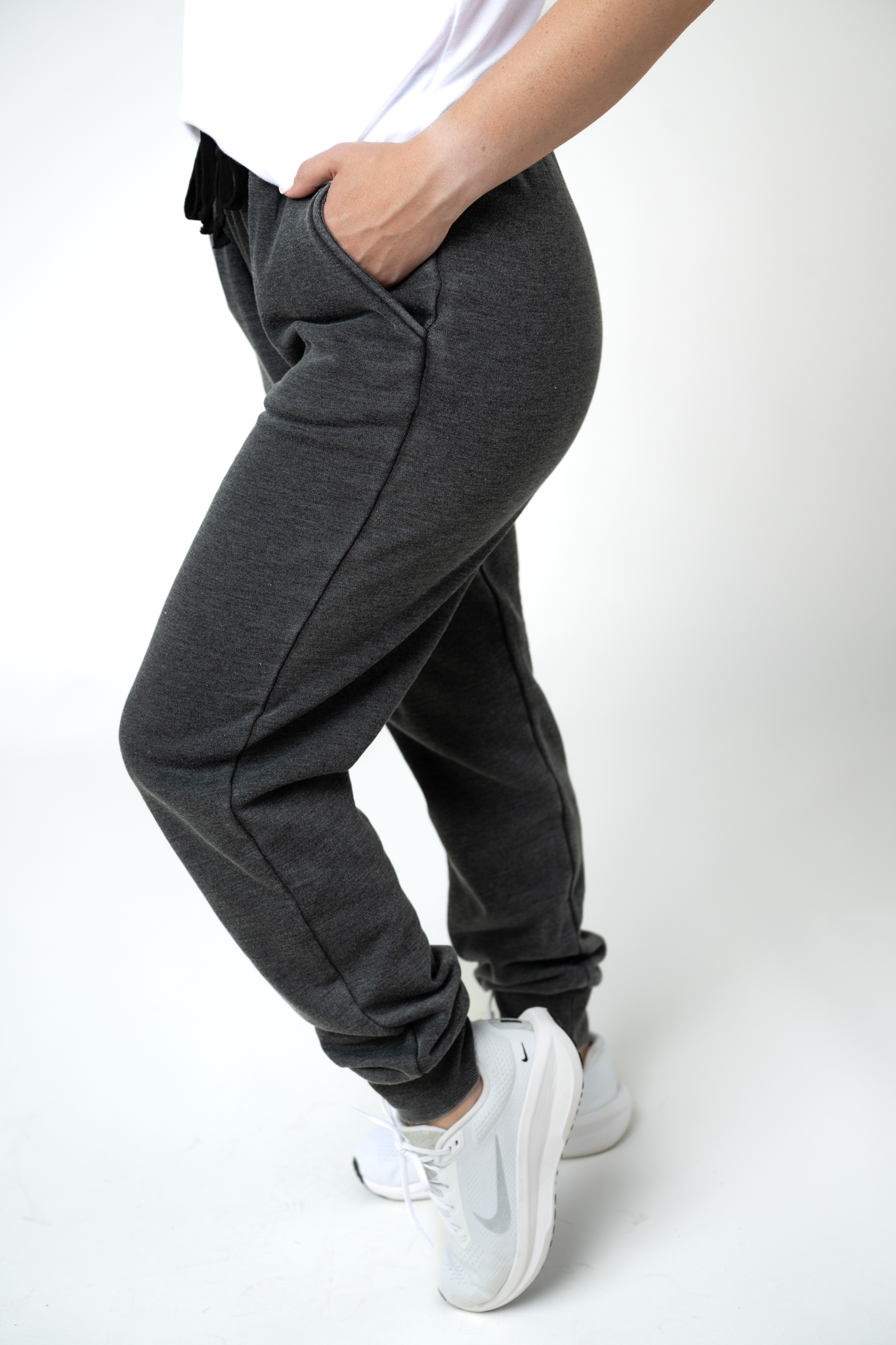 Michelle Mae Vintage Wash Joggers - Black