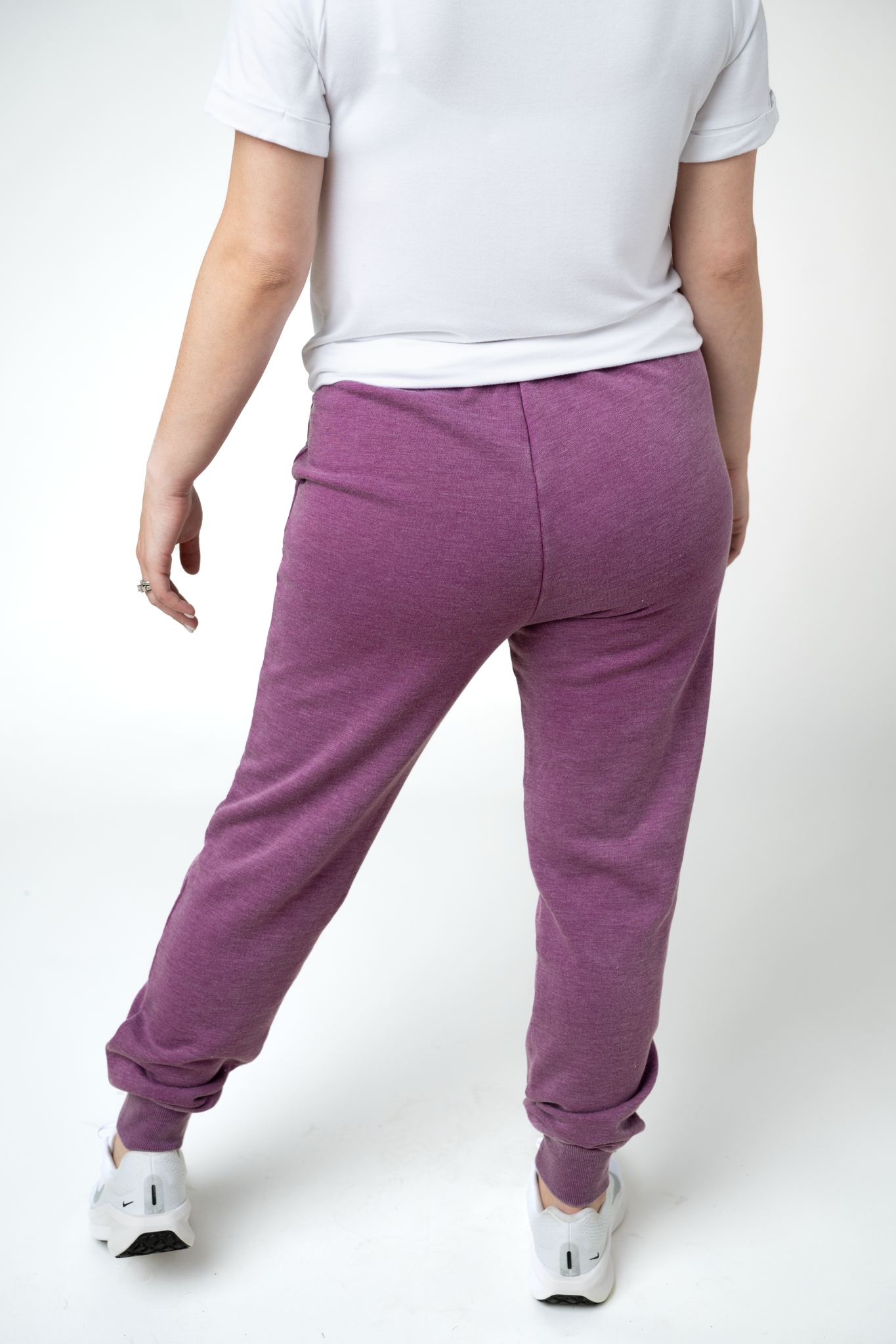Michelle Mae Vintage Wash Joggers - Purple