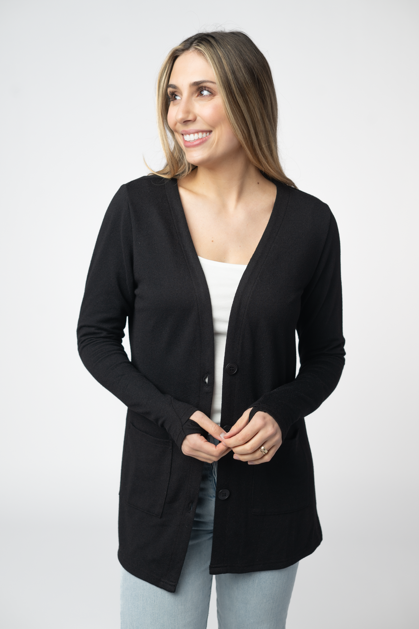 Michelle Mae Cori Cardigan - Black