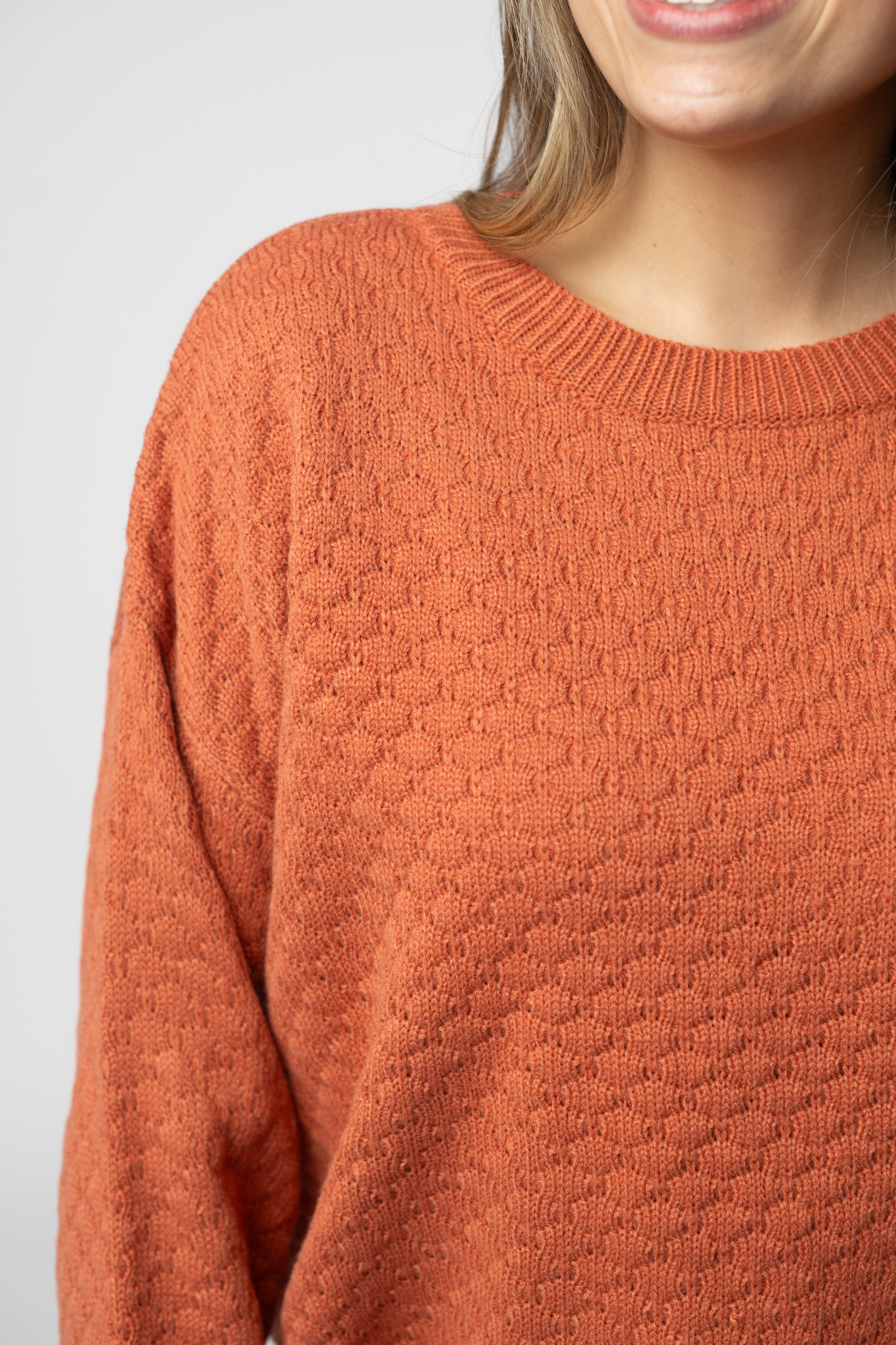 Michele Mae Gianna Pullover Sweater - Pumpkin