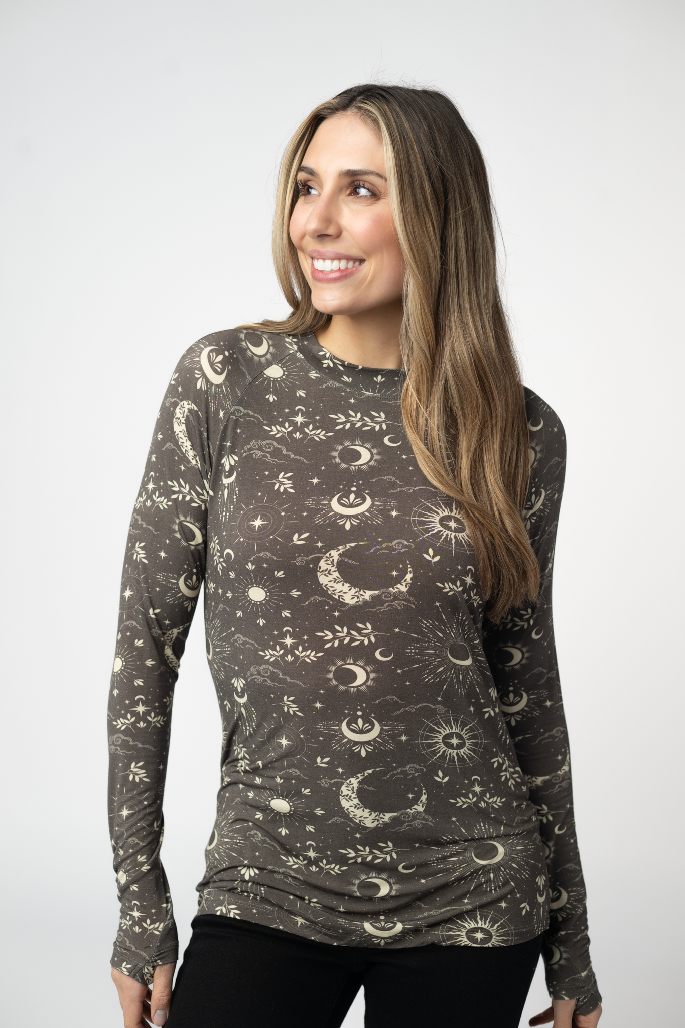 Michelle Mae Blair Long Sleeve Top - Celestial Nights