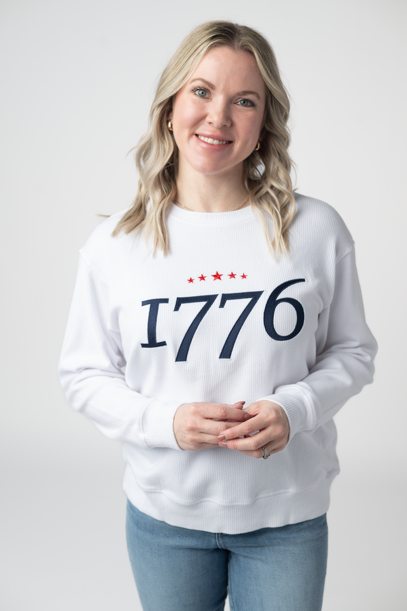 Michelle Mae Corrine Embroidered Pullover Top - 1776