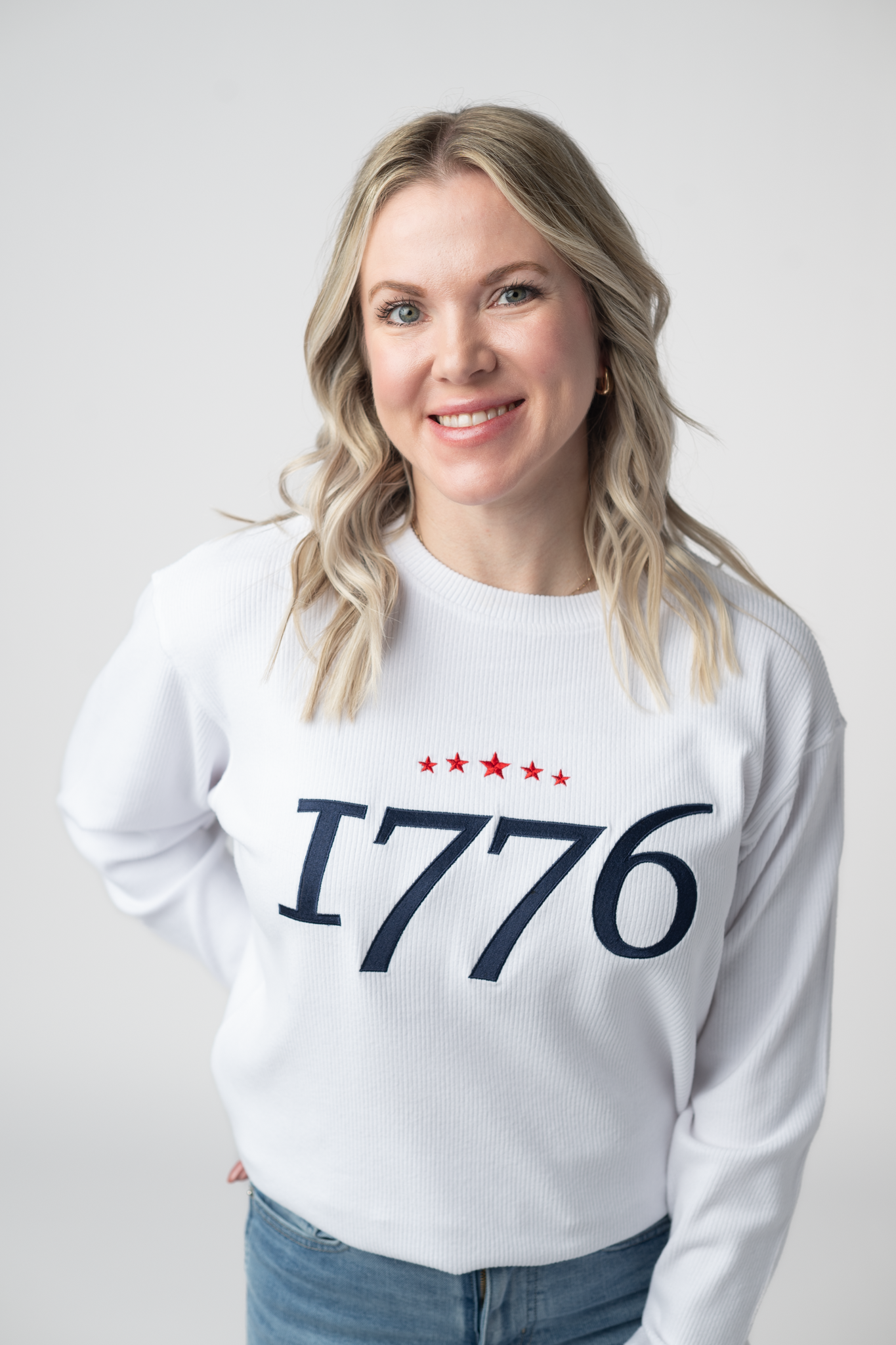 Michelle Mae Corrine Embroidered Pullover Top - 1776