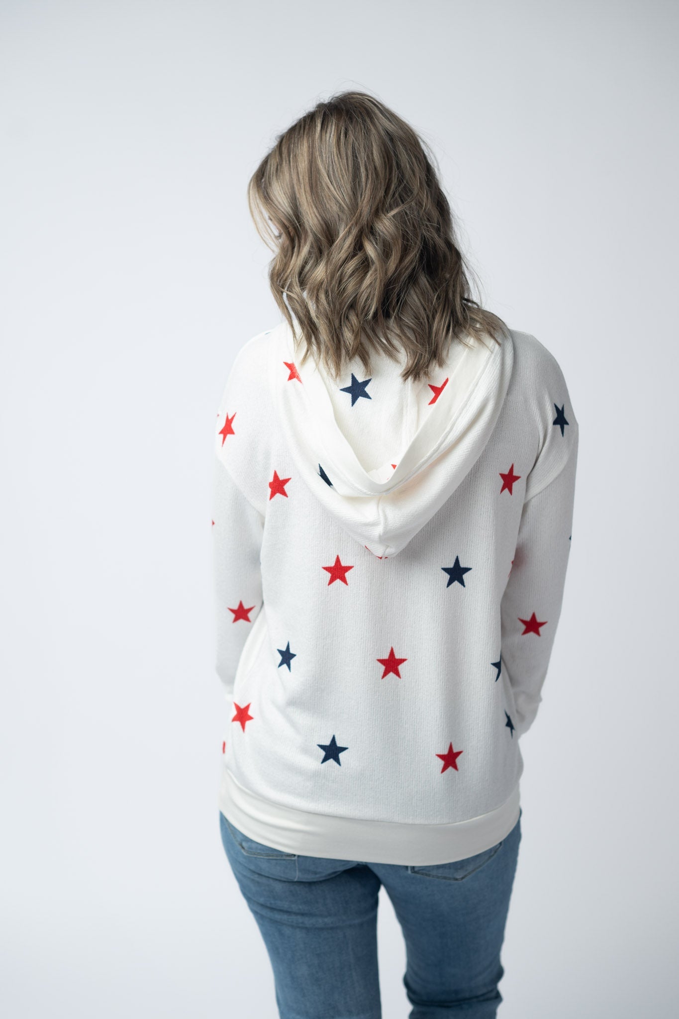 Michelle Mae American Stars Knit Hoodie
