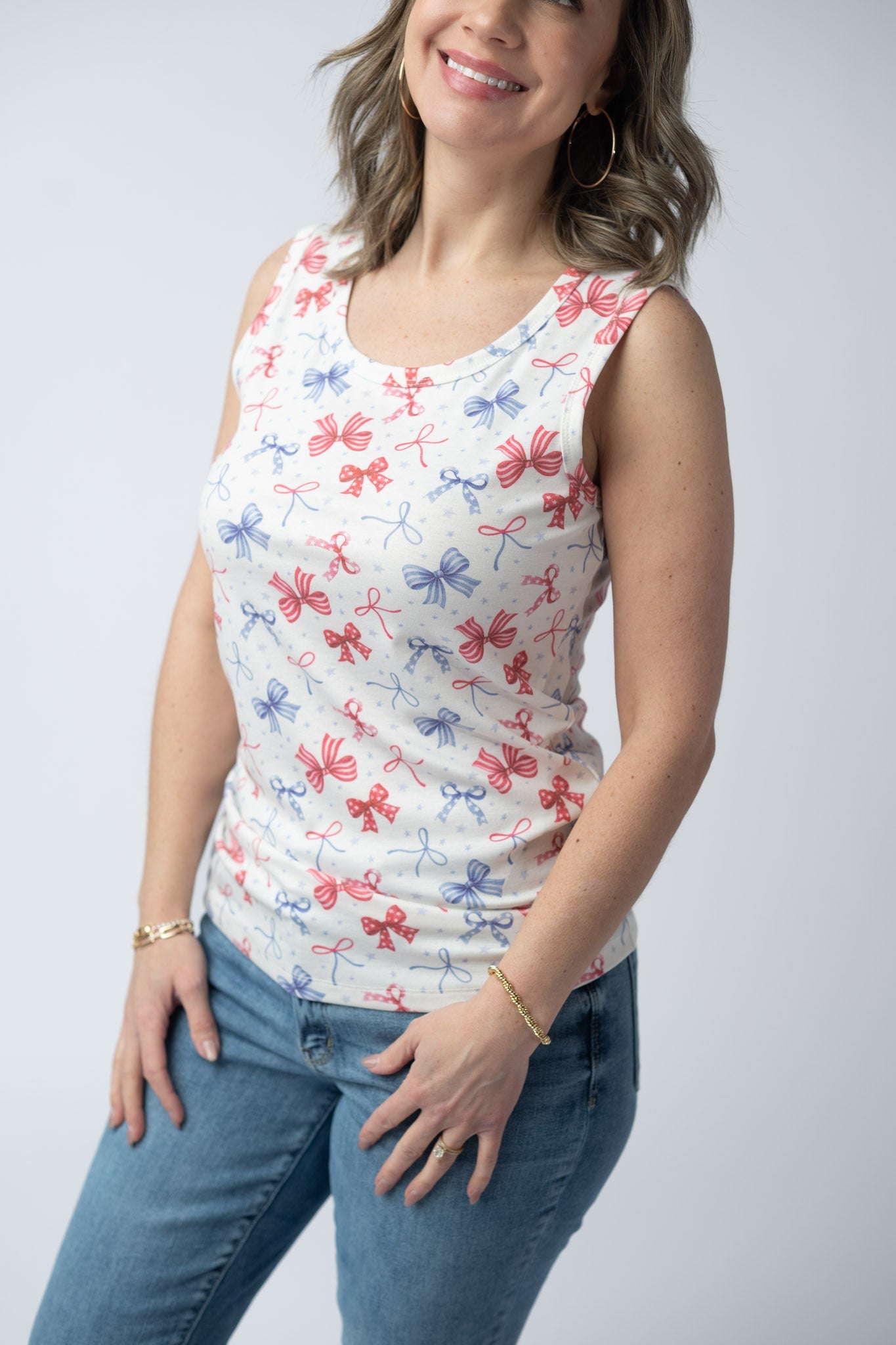 Michelle Mae Ava Tank - American Bows